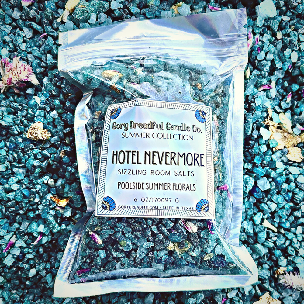 Hotel Nevermore Sizzling Room Salt Crystal Potpourri: Poolside Summer Florals